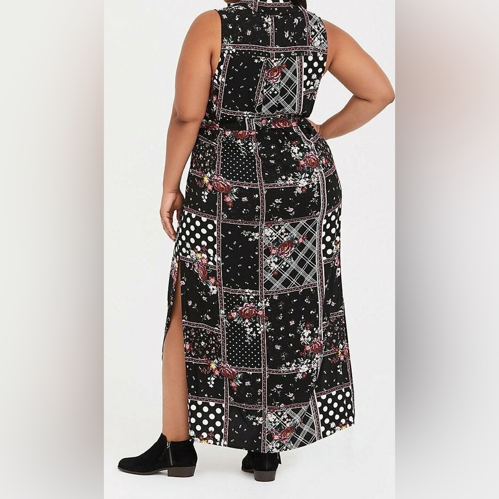 Torrid Patchwork Dress - Picture 2 of 5